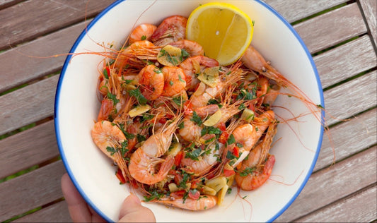 Chilli Garlic Butter Prawns