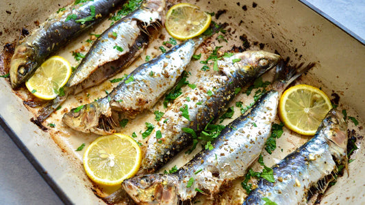 15 minute Greek Sardines