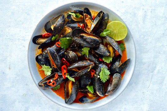 Thai Red Curry mussels